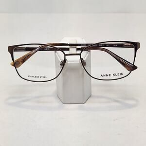 Anne Klein AK5053 200 Mocha Brown Eyeglasses Frames Full Rim Cat Eye Women
